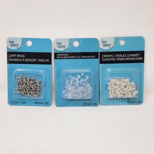 Bead Landing Jewelry Making Craft Hobby Supplies Jump Rings Crimps Earring Backs